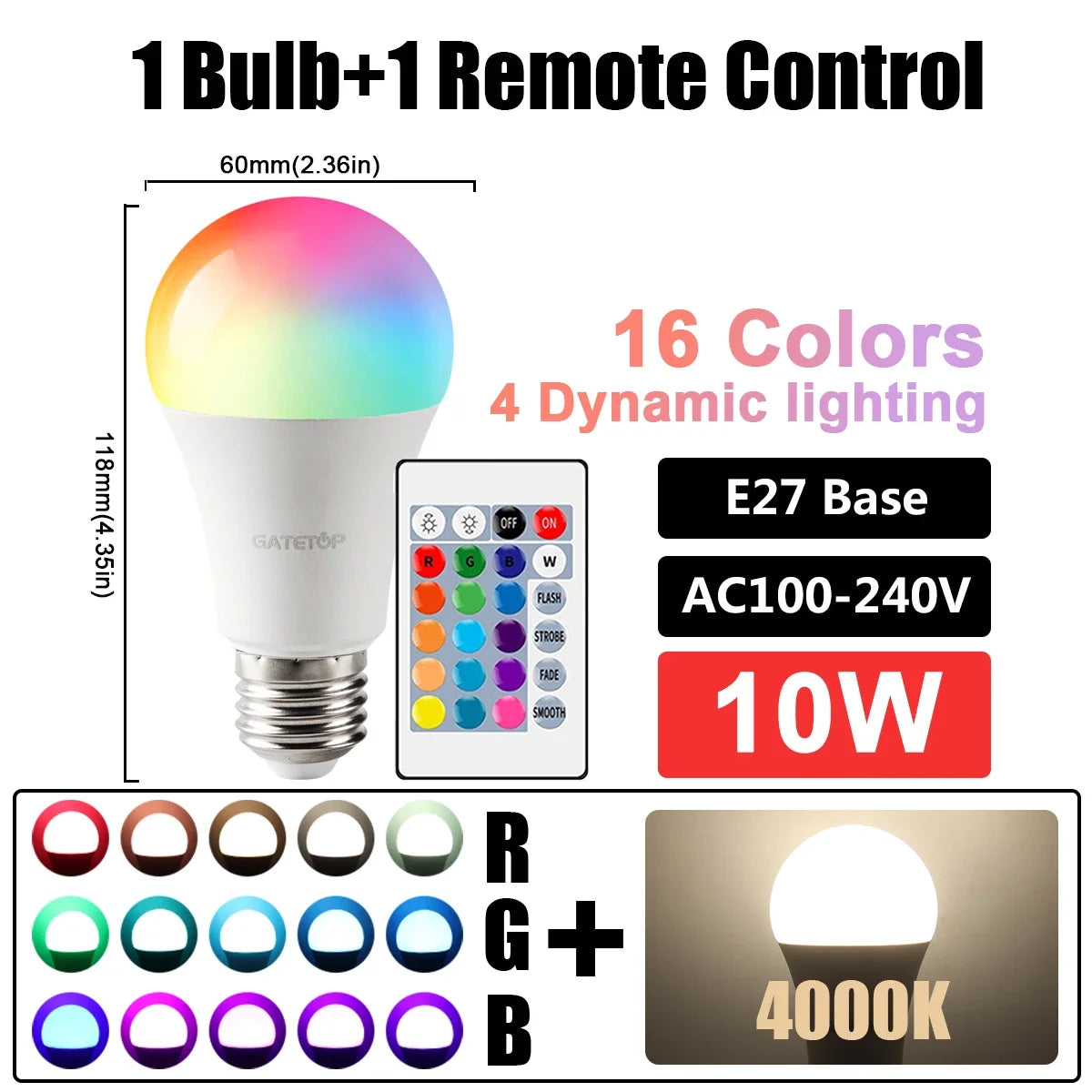 LED RGB Bulb