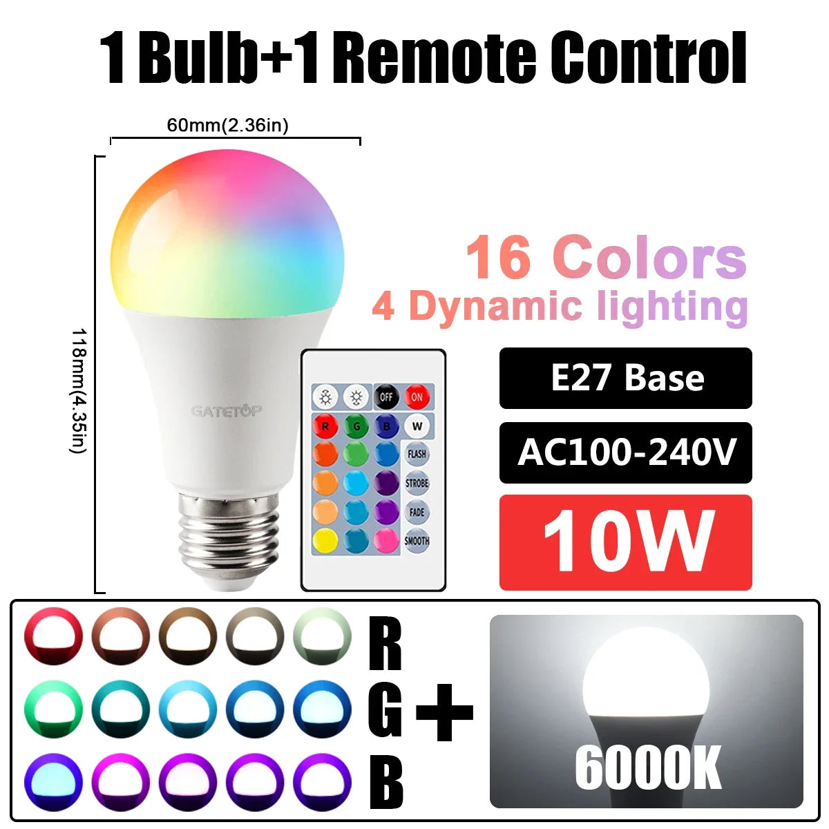 LED RGB Bulb