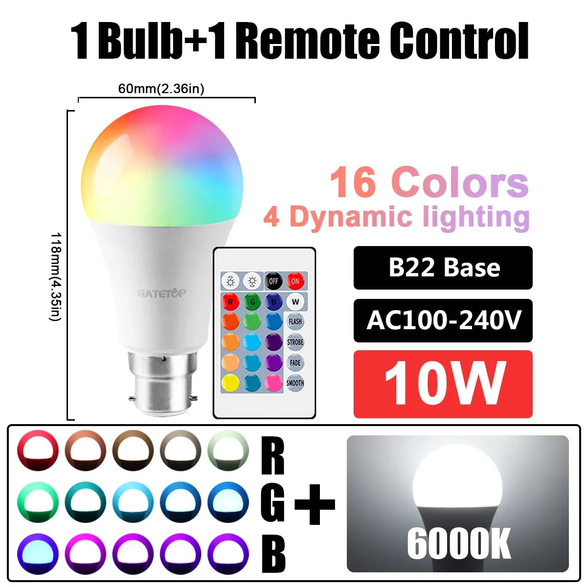 LED RGB Bulb