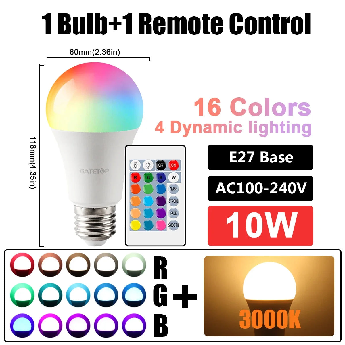 LED RGB Bulb