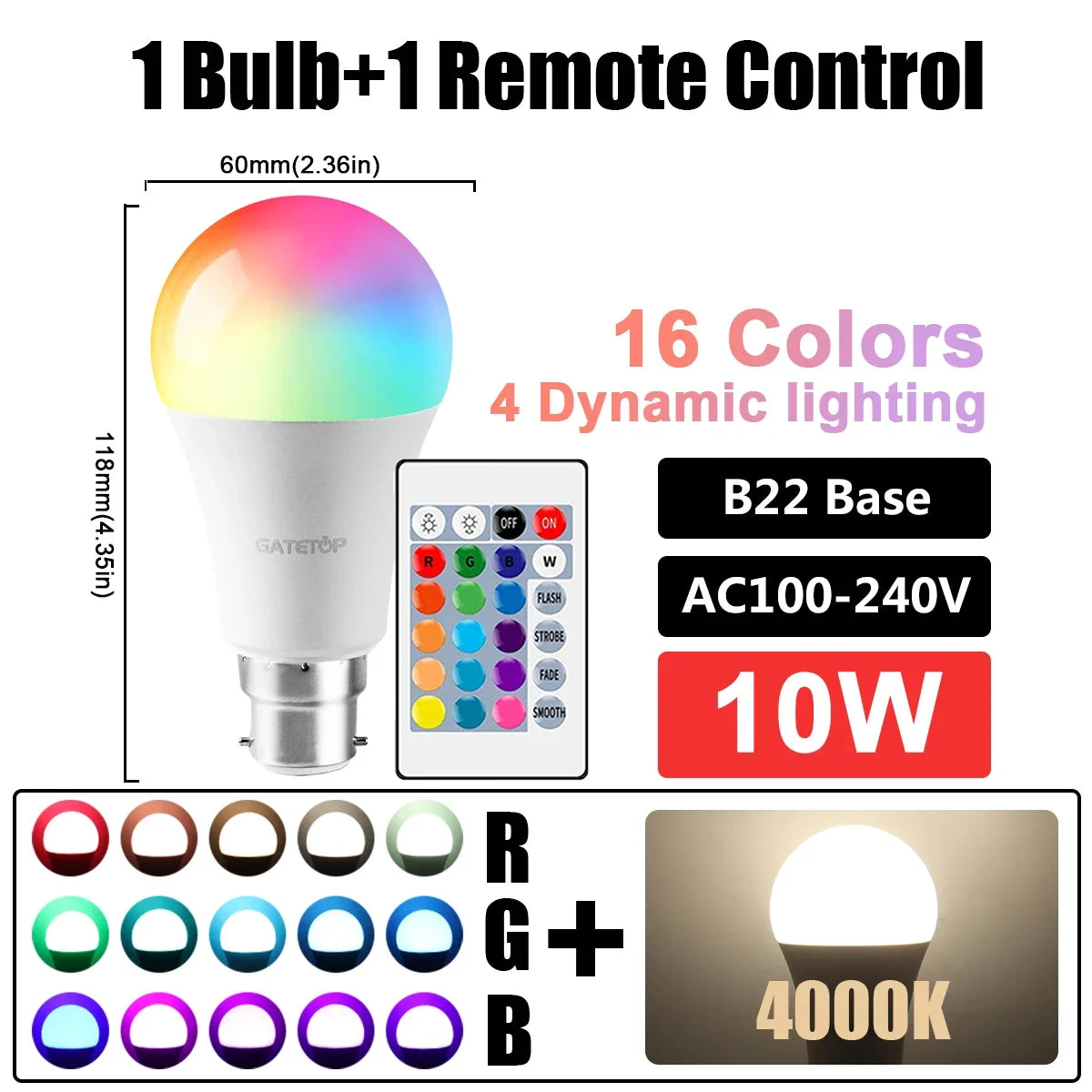LED RGB Bulb